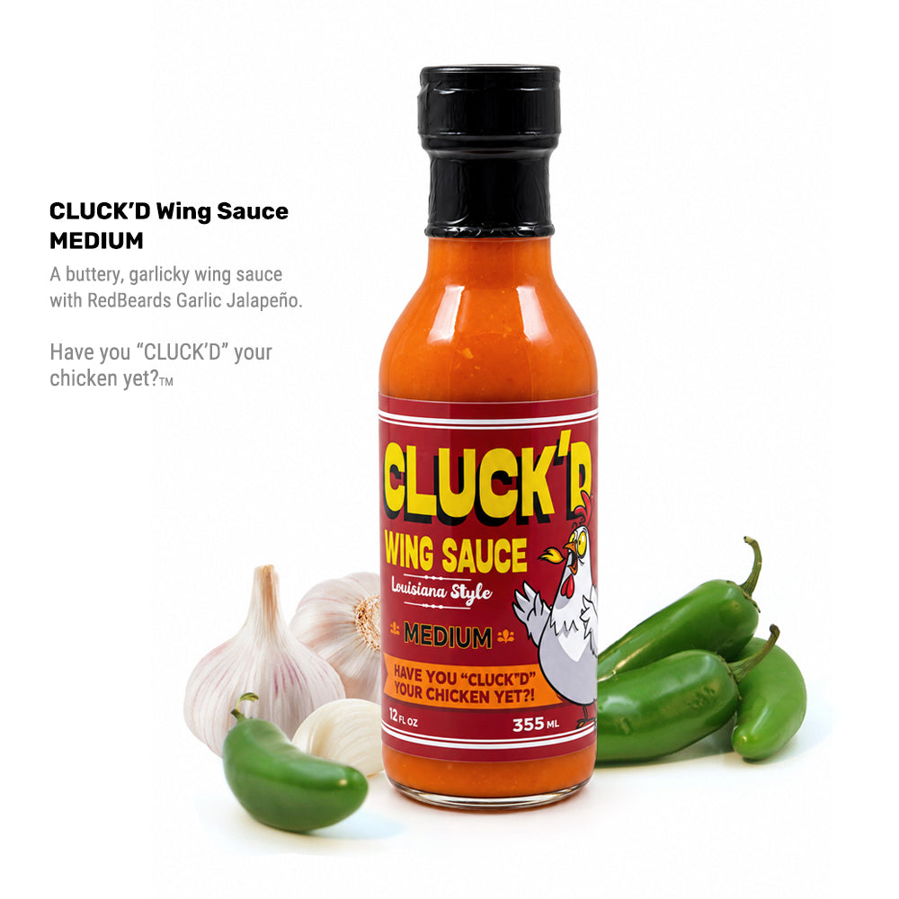 
                  
                    CLUCK'D Wing Sauce MEDIUM
                  
                