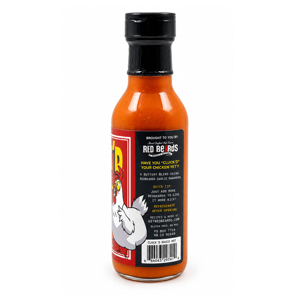 
                  
                    CLUCK'D Wing Sauce HOT
                  
                