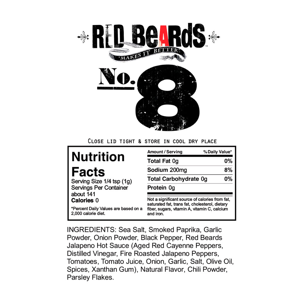 No. 8 DRY RUB & SEASONING